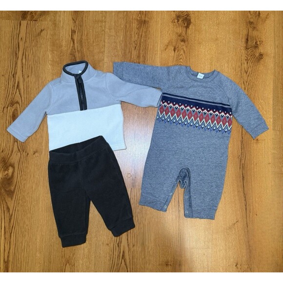 Baby Boy Clothes Lot 3-6m Winter - Old Navy, Hudson Baby, Hanna Anderson, 16 Pcs - Picture 2 of 16